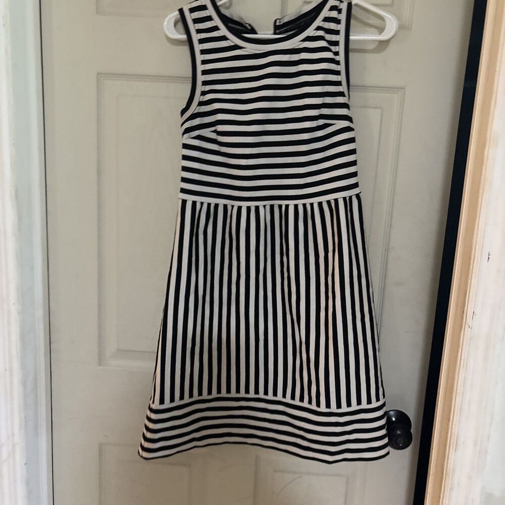 INC International Concepts Black And White Striped Womens Medium